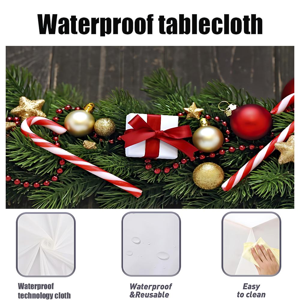 Christmas Theme Table Cloth Tablecloth Kitchen Wedding Holiday Table Decoration Tablecloth Outdoor Picnic Tablecloth
