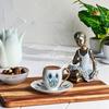 Coffee Set - Karaca - Iznik - Porcelain - 6 Pieces - Dishwasher Safe
