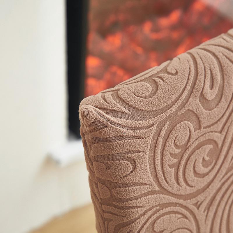 New One-piece Chair Cover, Home Hotel Dining Chair Cover All-inclusive Four-season Universal Thickened Elastic Stool Cover