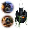 Gothic Hanging Planter Bat Plant Pot, 3D Printed Owl Planter, Halloween Pot Holder for Trailing Vines, Home Porch Balcony Decor Lover Gift