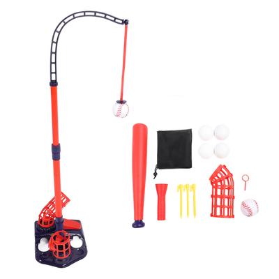 Kids Baseball Pitching Machine Improves Batting Skills Adjustable Speed Pop Up Press To Launch Baseb