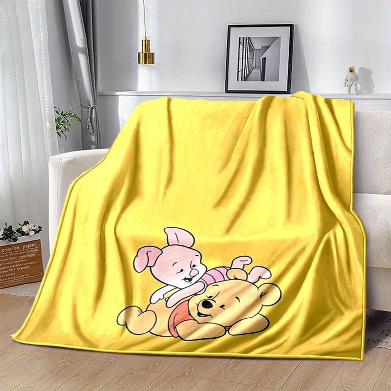 1 Stück Winnie Puuh Ferkel Decke Weicher Überwurf für Heimdekoration, Sofabezug, Reise