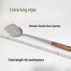 Stainless Steel Wooden Handle Stir-fry Spatula