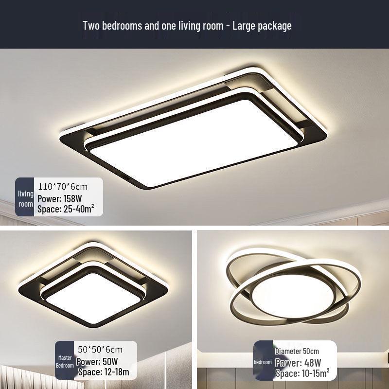 Modern Minimalist LED Rectangular Ceiling Light for Living Room, Hall, Bedroom, and Restaurant