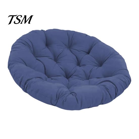 Cojín Redondo para Silla de Playa para Asiento de Hamaca Colgante de Huevo Relleno Resiliente para Mecedora Sillas Columpio de Patio Jardín Alta Resiliencia