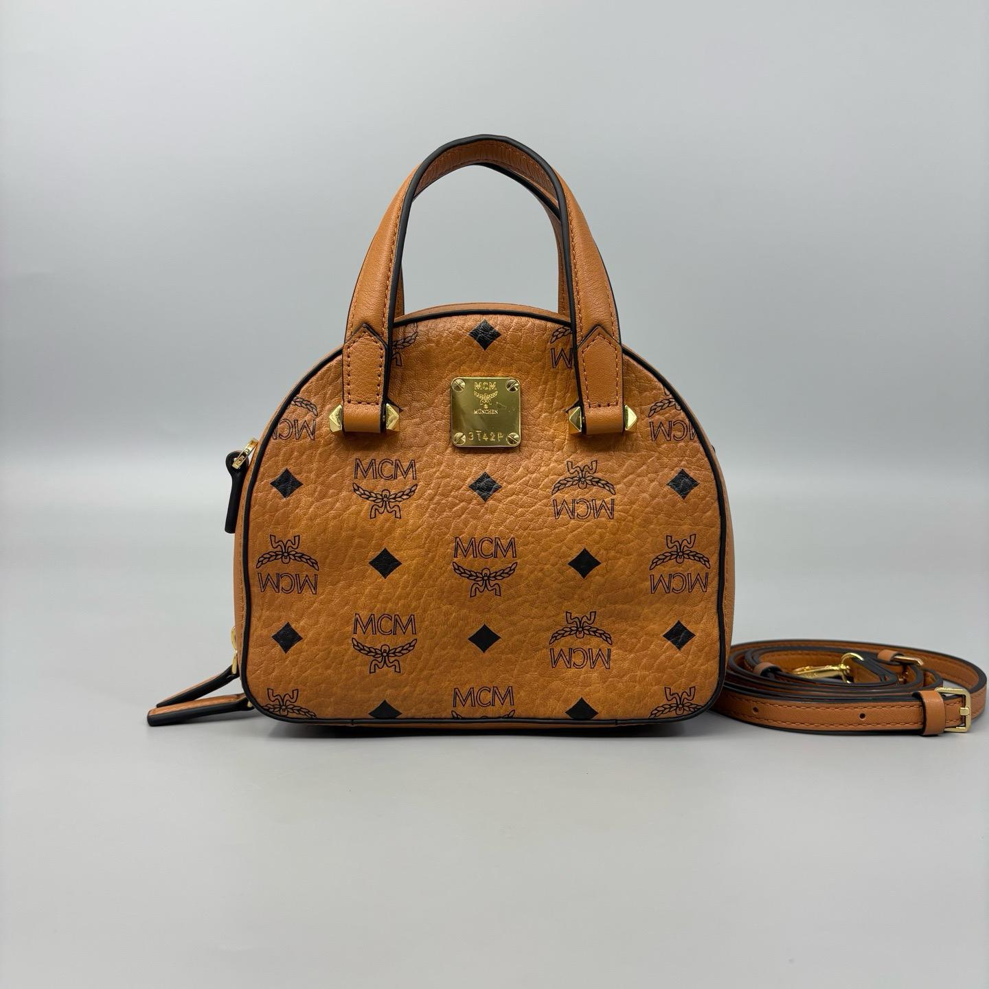 [Pre-Owned] Essential Visetos Monogram Half Moon Crossbody Shoulder Leather Mini Bag - Very Good #X5Q7BN ONE SIZE