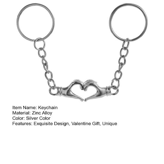 Yousheng Magnetic Suction Couple Keychain Symbolize Love with Exquisite Design Commitment Keychain Valentine Gifts for Boyfriend Girlfriend
