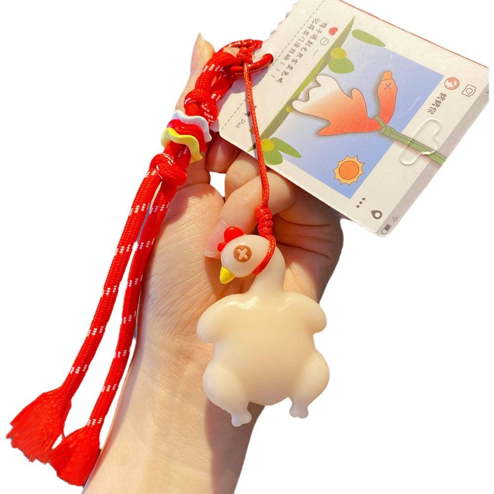 

Funny Roast Duck Pendant PVC Barbecue Skewers Keychain Couple Set Style 10