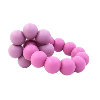 Agaphra Perlenbeißring, dunkelrosa, 1 Stück, koreanische Babyprodukte