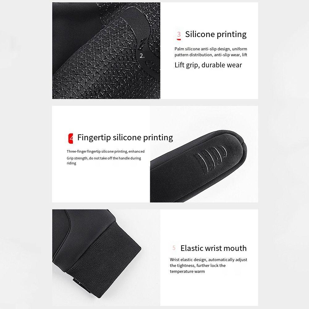 Warm Touchscreen Bicycle Gloves Ultralight Sports Mittens Gift Outdoor Riding Mittens  Snowboard