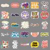50 Pictures of Keep Calm English Short Sentences Graffiti Stickers Personalized Decorative Decorative Water Cup Mobile Phone Case Stickers