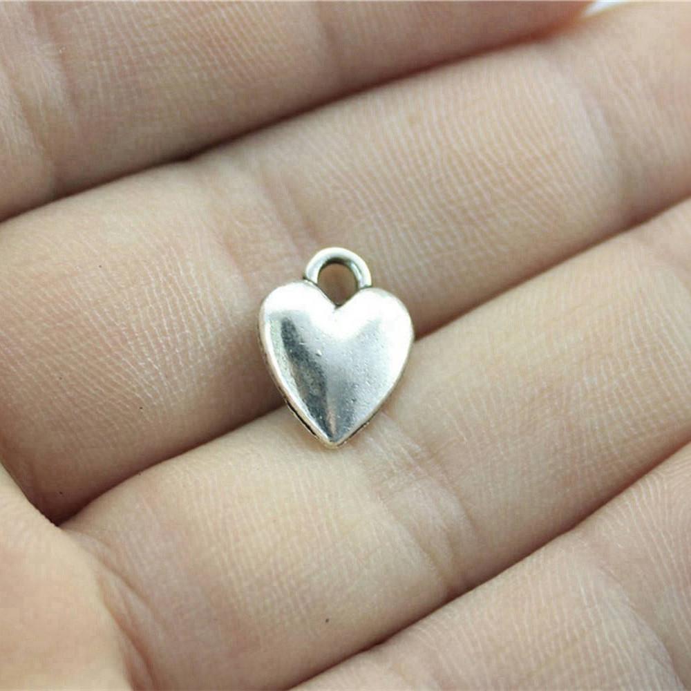 Peach Heart Love Charms Pendant Men's Jewelry Elegant Art Supplies