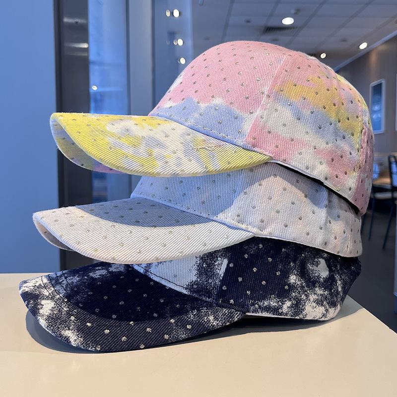 Explosive gradual change of color adjustable rear buckle breathable sun hat summer outdoor sun protection baseball hat