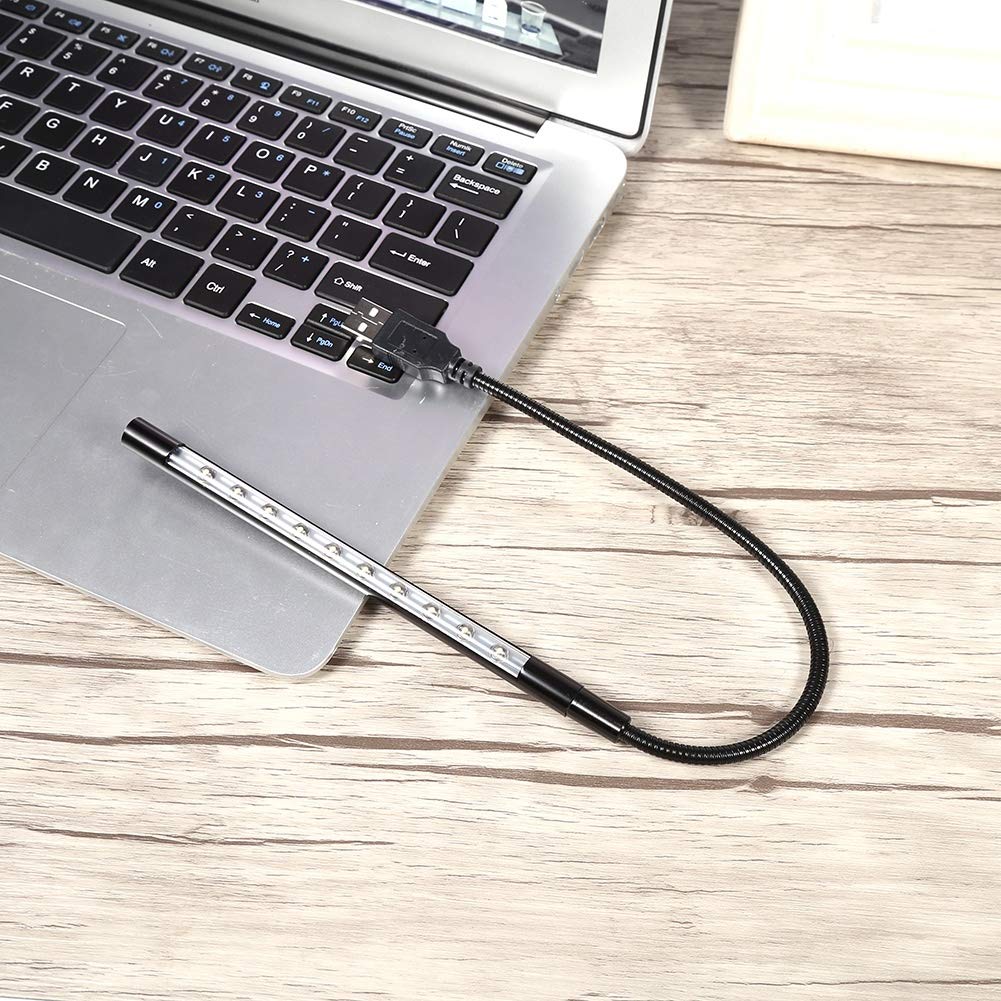10 LED Light Portable Flexible Touch Switch Keyboard Notebook Laptop Lamp UsBLow Power Consumption Lighting Accessories