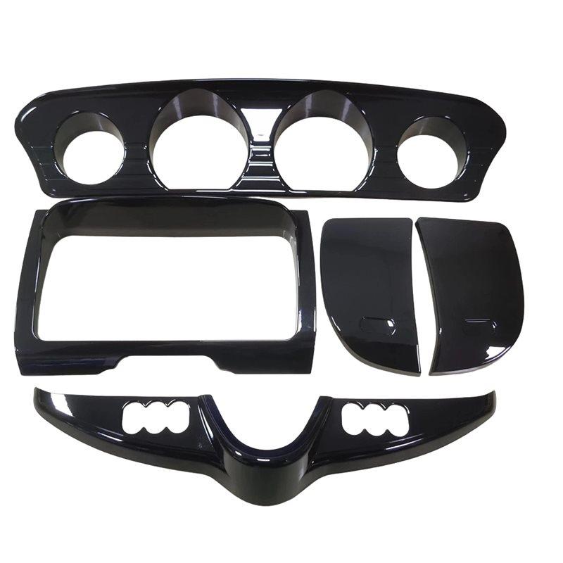 Reliable-Dash Switch Panel Kit For Street Glide Electra FLHT Tri Glide Ultra 14-23 Front Gauge Stereo Accent Trim Cover