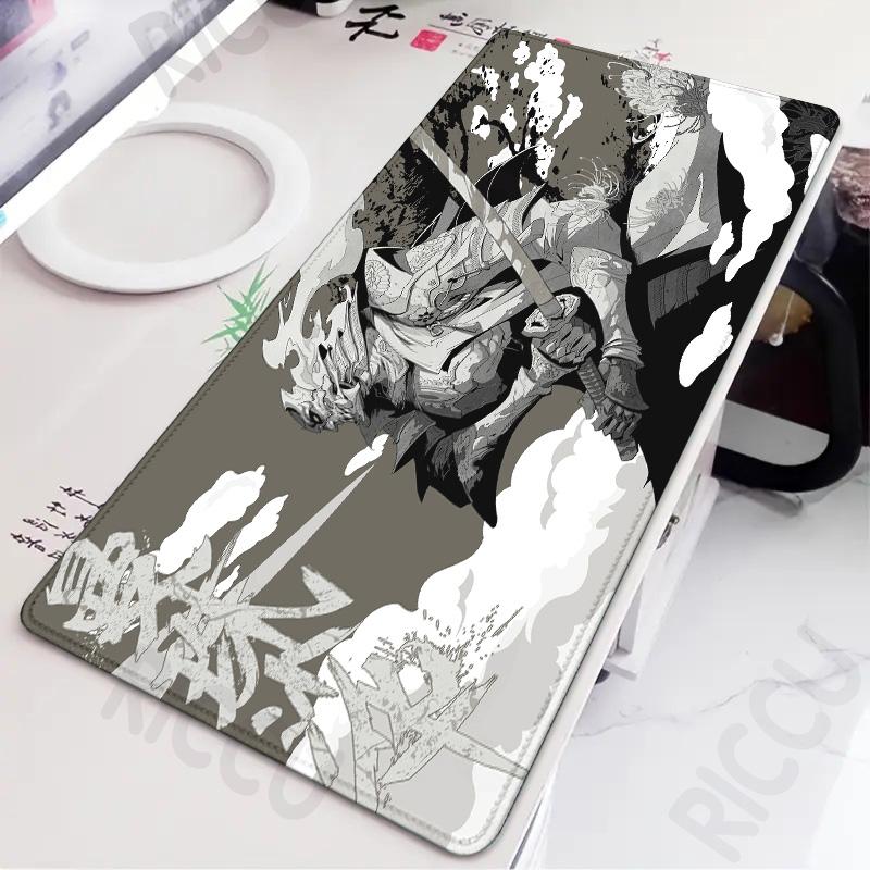 PC peripherals Japan samurai Gaming MousePad XXL red spider lily Anime Gamer Cabiner Keyboard Desktop Mat Carpet Rubber Mousepad