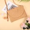 Beach Bags Straw Clutch Straw Shoulder Bag Women's'S Light Brown