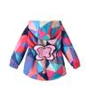Girls Jacket Spring  Hooded Zipper Baby Windbreaker Coat Birthday Gifts Children's Clothing