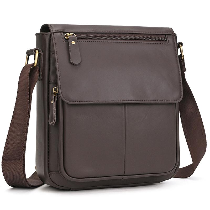 Genuine Leather Men Shoulder Bag High Quality Male Bag Cowhide Leather Crossbody Bags Men Messenger for Male
