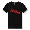Judas Priest Bedrucktes T-Shirt Musikband Streetwear Baumwoll-T-Shirt Heavy Metal T-Shirt Sportoberteile Kurzarm-T-Shirt