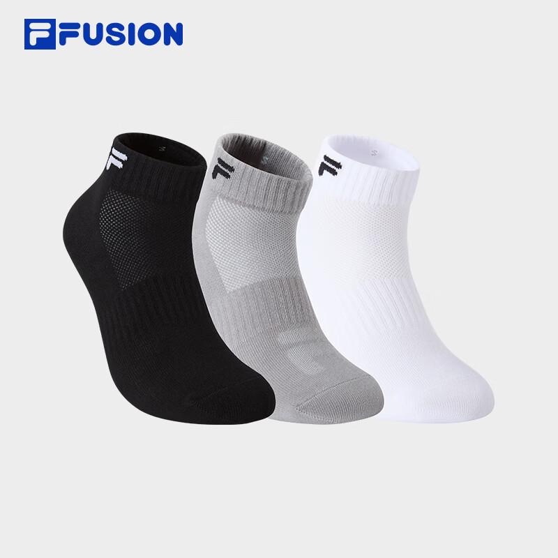 FILA FUSION Unisex Low-Cut Socks - 3-Pair Pack S