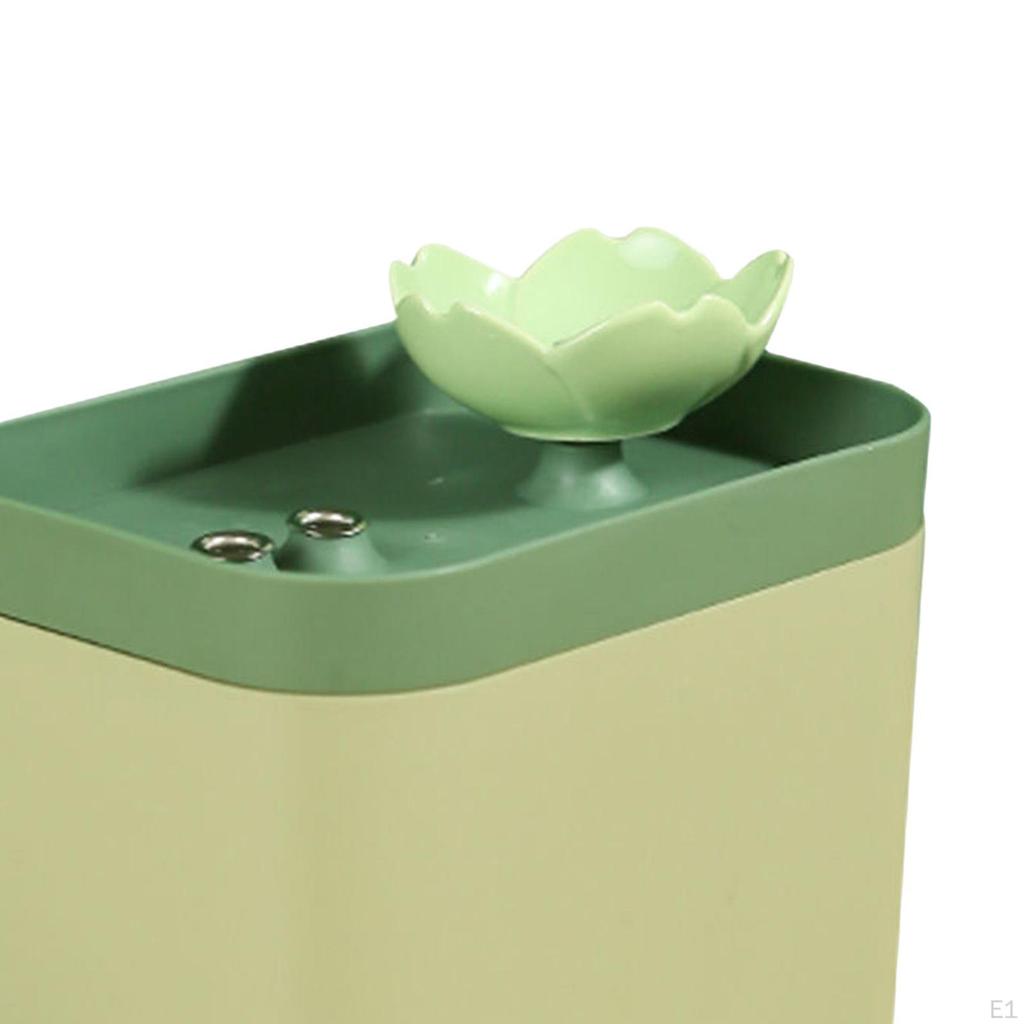 1.5L Cat Water Fountain Supplies Feeder Quiet Dispenser Portable Bowl Dish Accessories USB Drinking