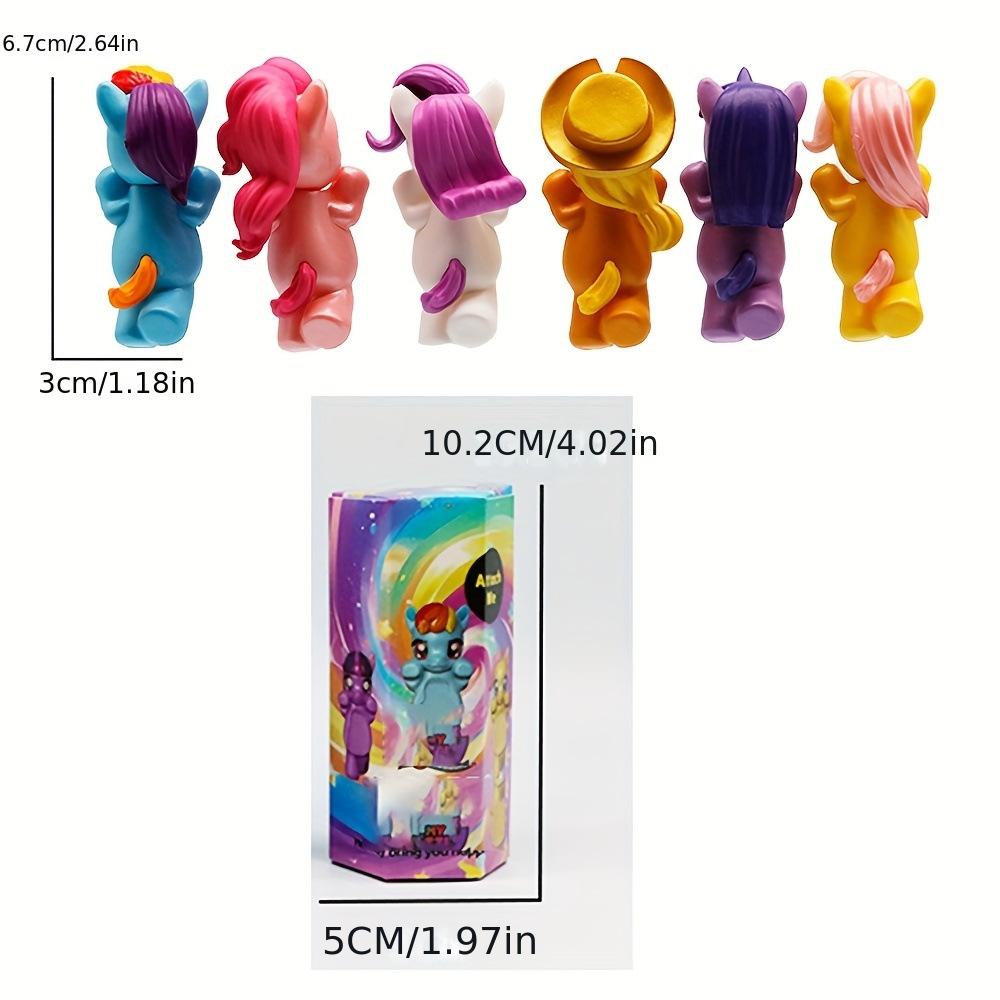 2026 New Harbro Ponys Friendship Magic Decorative Mini Anime Figures Ornaments Dolls Children Birthday Surprise Blind Box Gift