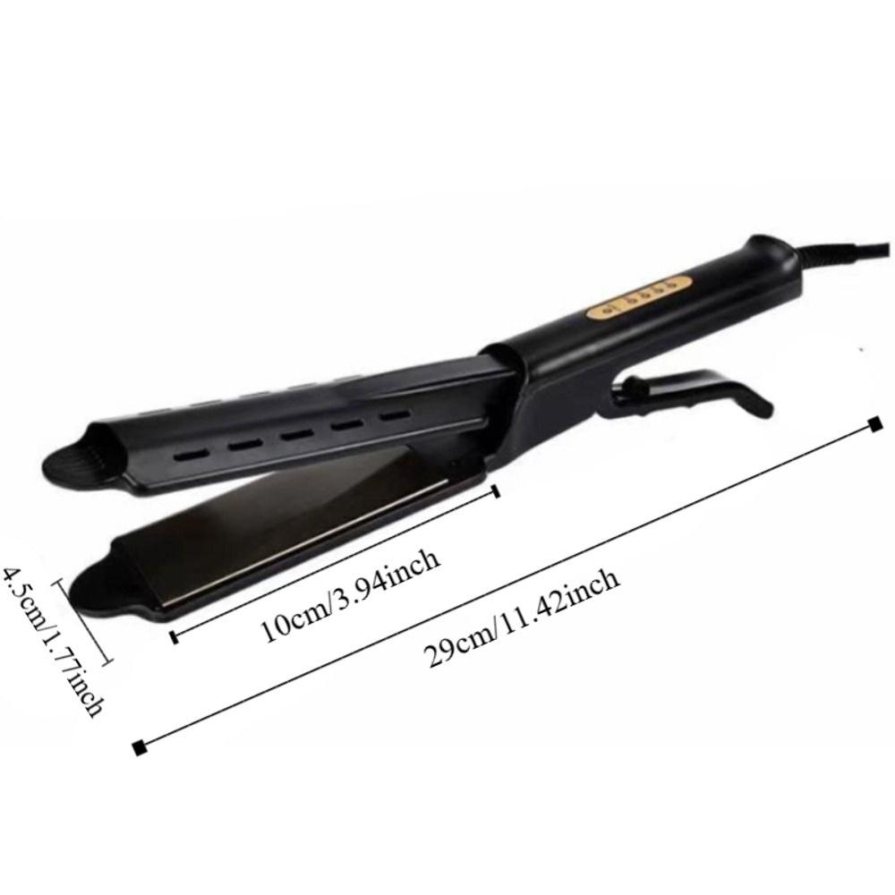 2 in 1 Flat Iron Wide Plate Straightening Iron Hair Styling Tools Professional Straightener  Travel