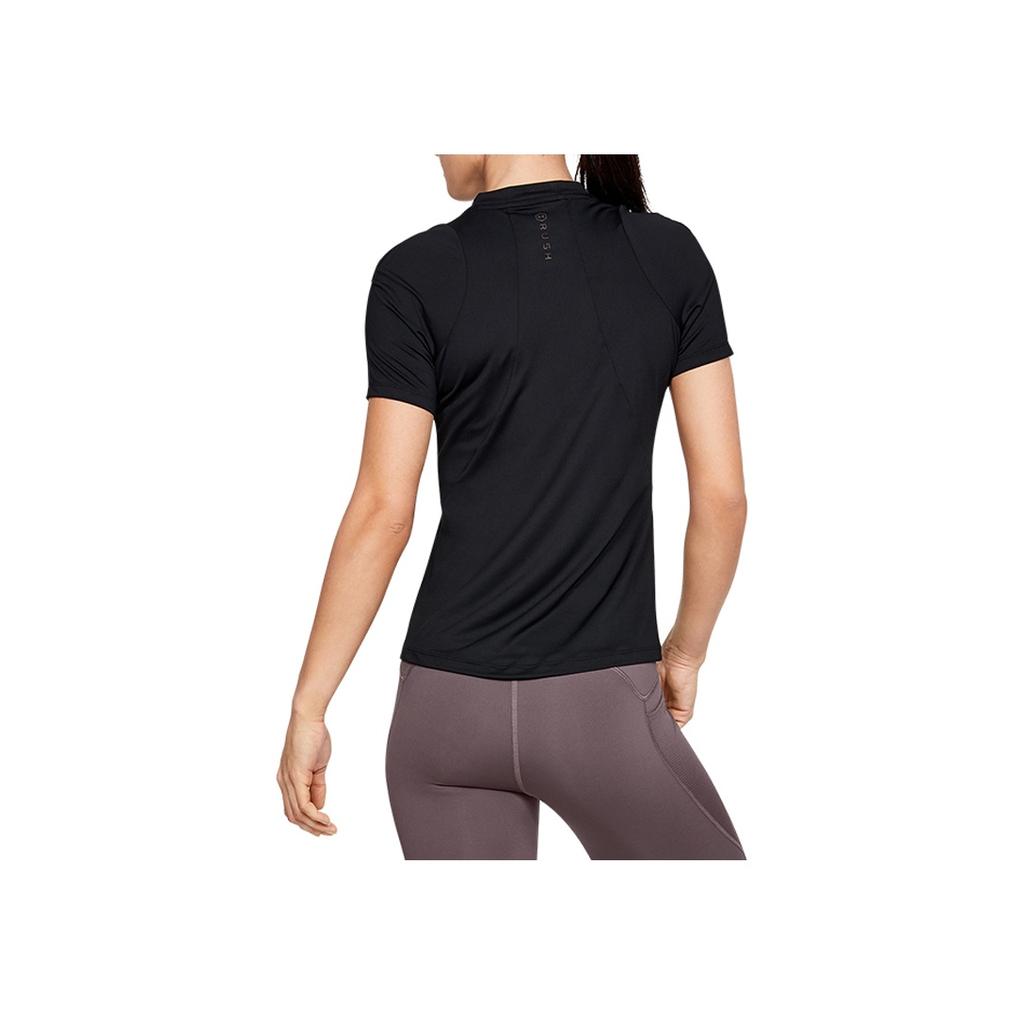 Under Armour Training Sports T-Shirt Women Tops Black 1332468-001