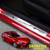 For Mazda 3 6 CX3 CX5 CX30 MX5 Car Accessories Door Sill Cover Scuff Plate Trim