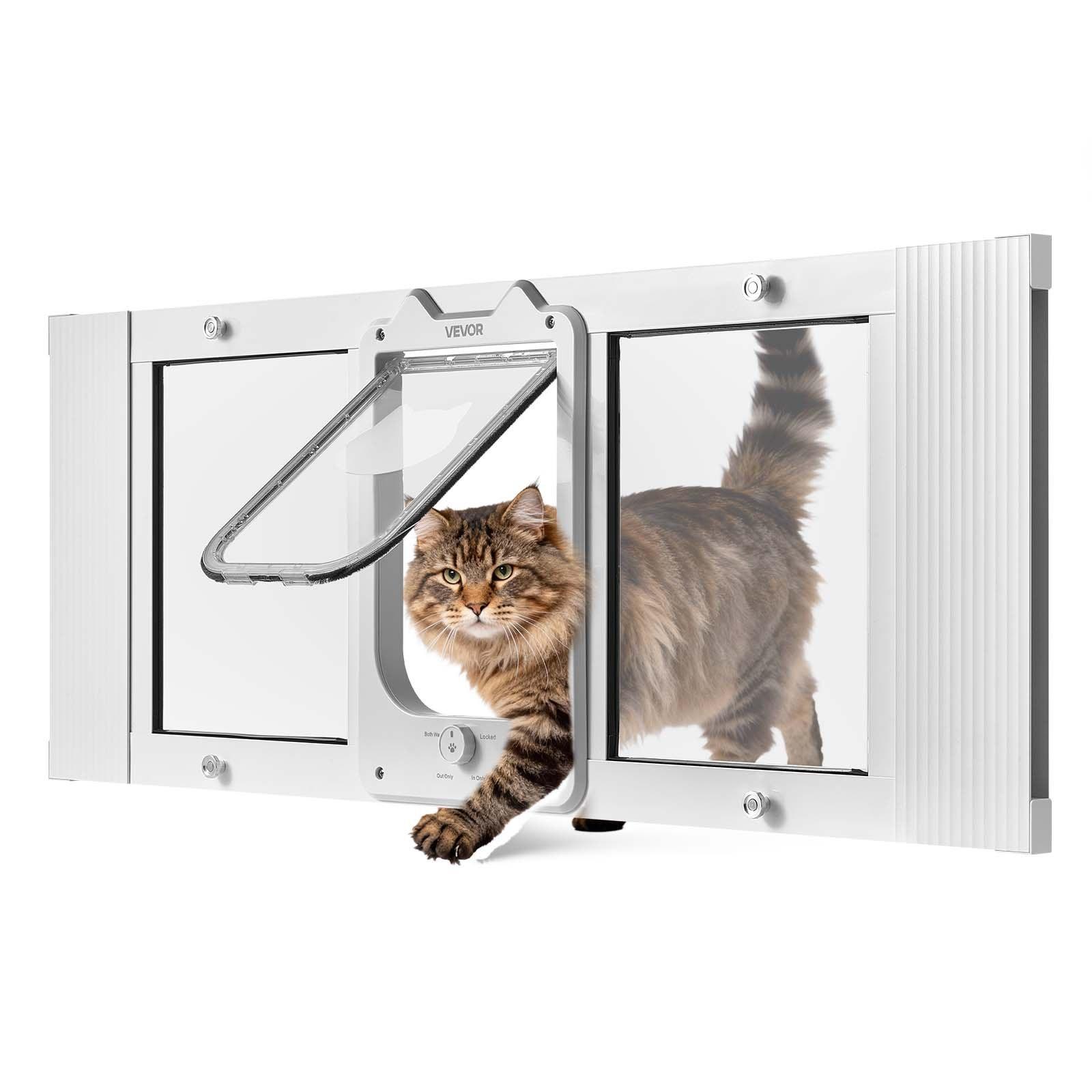 VEVOR Cat Door for Window, Adjustable