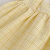 Sommer kariertes Prinzessinnenkleid & Baby Strampler Geschwister Outfits