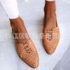 Summer New Sandals  Shoes Flat-soled Woven  Shoes