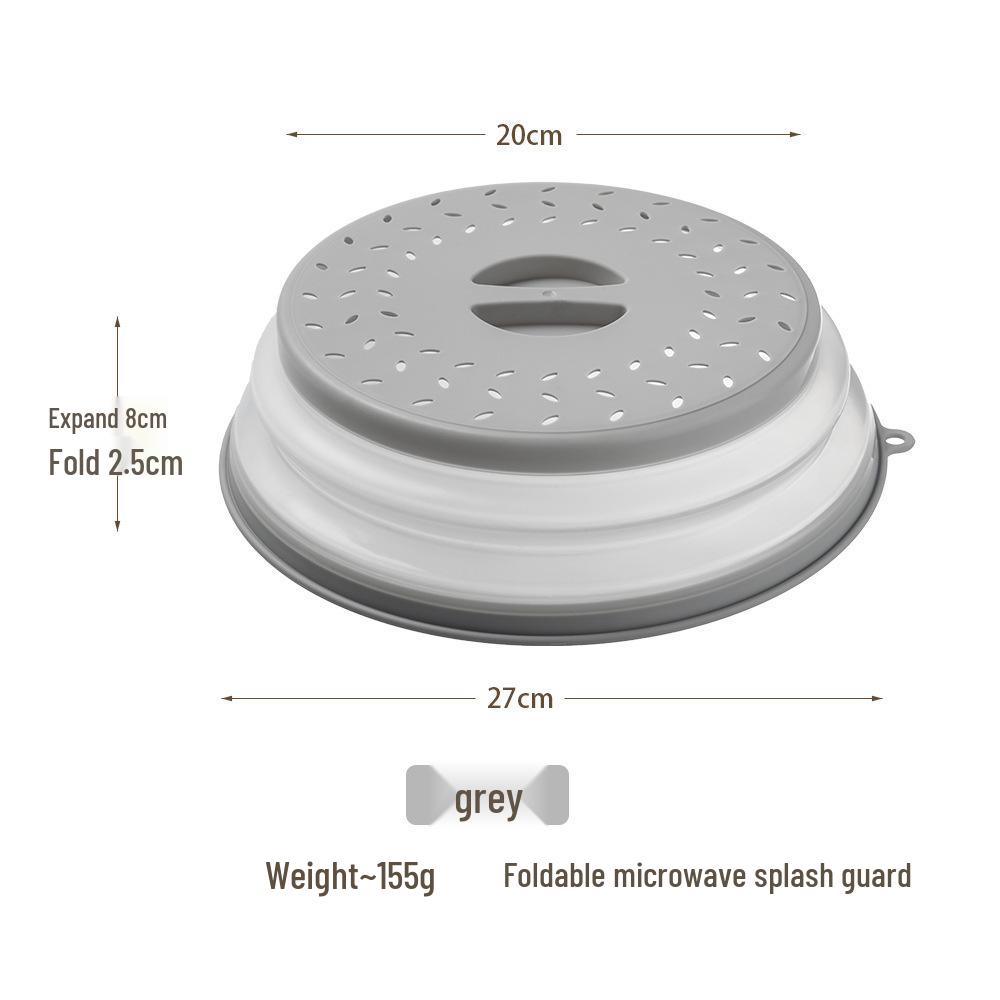 

Многофункциональная силиконовая крышка для разогрева в микроволновой печи и защиты от брызг, складная