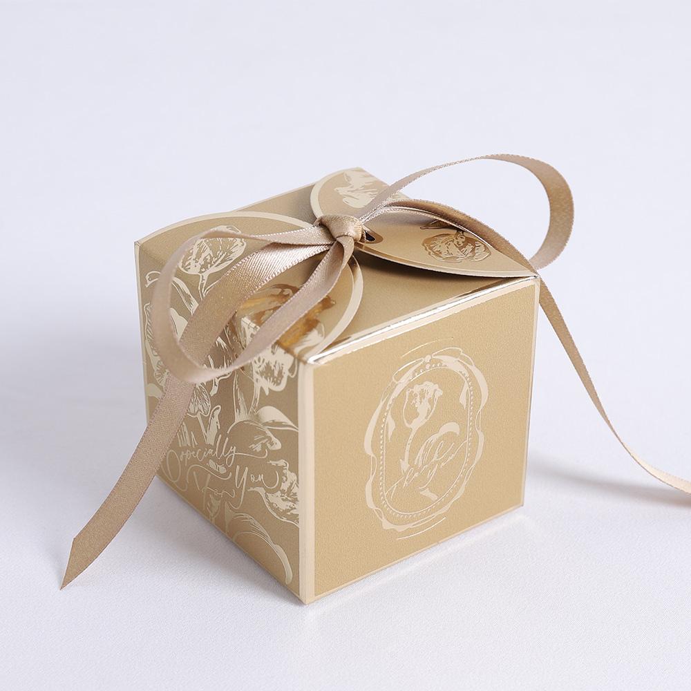 5/10Pcs Paper Candy Bow Gift Box for Wedding Marriage Decoration Bride Party Supplies DIY Table Ornament Accessory