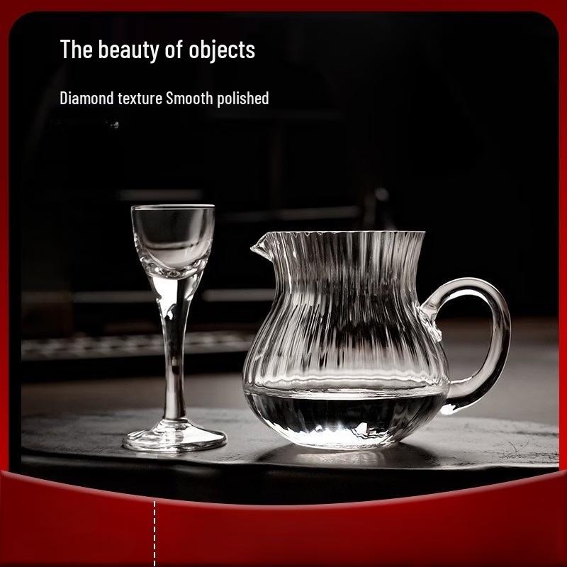 Shangqi Vertical Pattern Baijiu Glassware Set