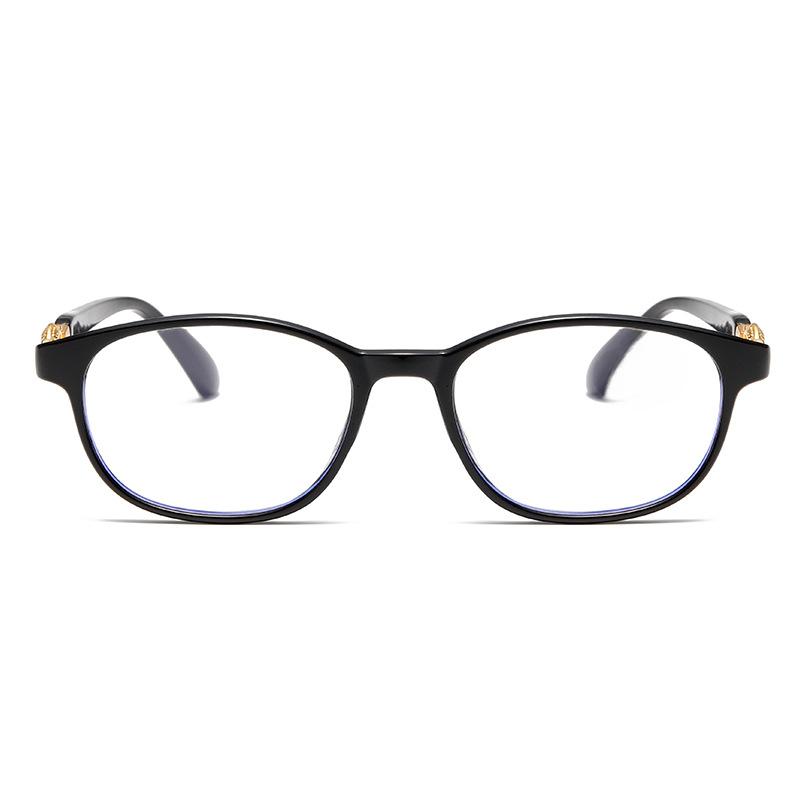 Anti-Blue Light Reading Glasses Ultralight PC Frame Oval Eye Protection Men Women FULL Frame Comfortable Eyeglasses
