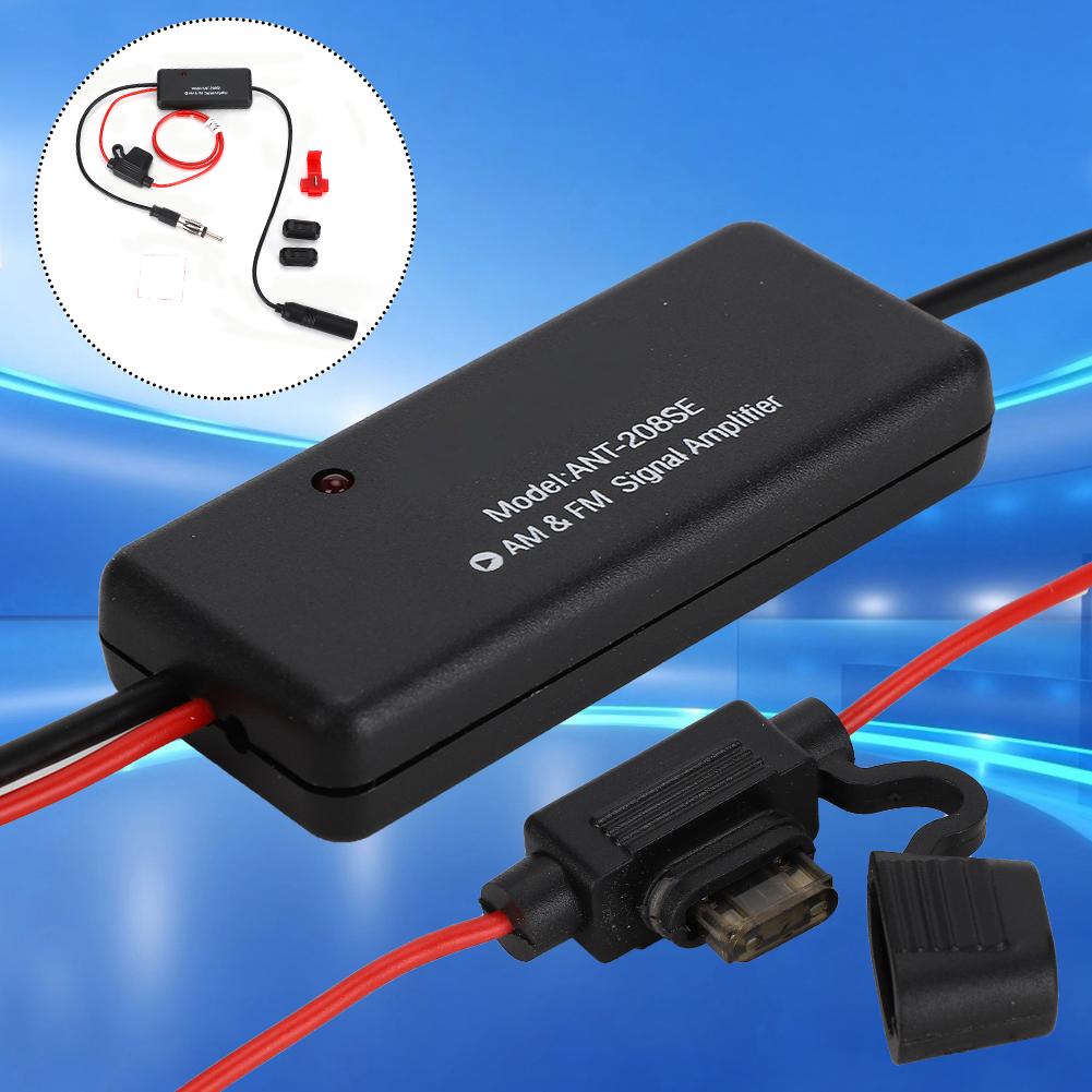 Wzmacniacz antenowy radia AM FM z pierścieniem magnetycznym i silną ochroną przed zakłóceniami do usuwania szumów