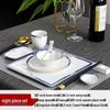Set Elegant de Veselă din Porțelan Os