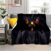 Diablo 3D-Retro-Spiel, Gamer, weiche Flanelldecke für Betten, Schlafzimmer, Sofa, Picknick, Überwurfdecke zum Abdecken, Outdoor-Freizeit, Nickerchen, Geschenk