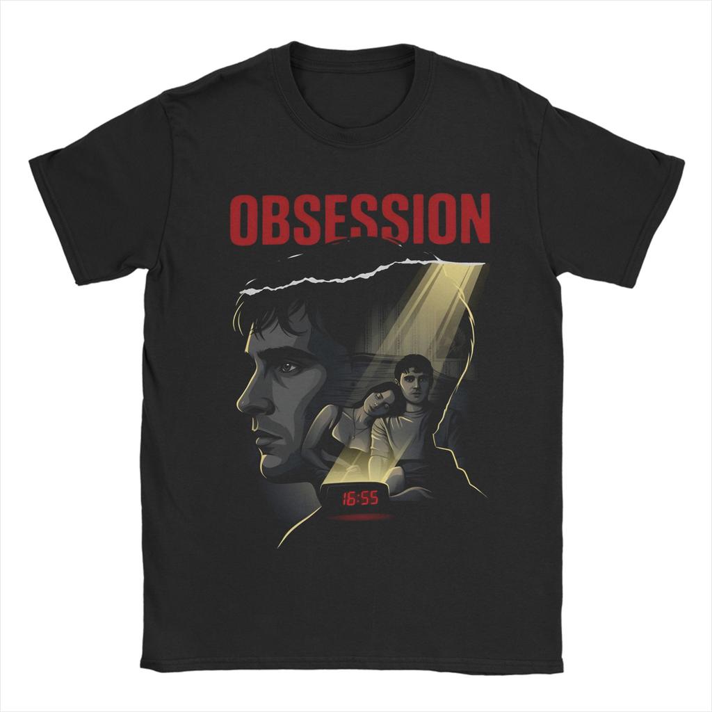 Obsession Film Horreur Vintage T-shirt Pour Unisexe Unisexe 100% Coton T-shirts Loisirs Col Rond T-shirt Manches Courtes Vêtements