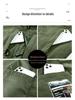 Herren Übergröße Mehrere Taschen Outdoor Weste mit Stehkragen - Ideal für Frühling, Herbst, Fotografie und Angeln