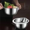 Stainless SteelRice Washing Bowl Rice Sieve Colander Fruit and Vegetable Strainer Kitchen Tools Rice Washer Strainer Bowl