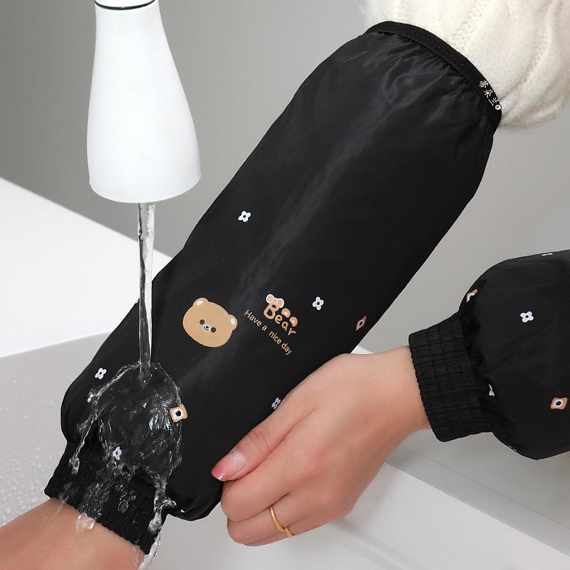 Bear Long Waterproof Stain-Proof Sleeves for Kitchen, Chores, and Office Durability