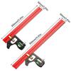 Woodworking Precision Pocket Ruler Metal Slide Ruler T Track Combination Ruler Marking Measuring Tool