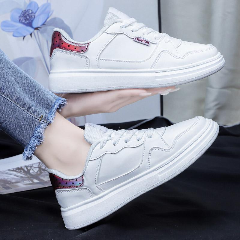 Fashion NEW 2025 Women's Casual Sneakers Fashion Casual Shoes Spring Thick Bottom Shoes Ladies Skate Shoes Small Spring Women's Shoes