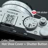 Metal Sakura Hot Shoe Cover Shutter Release Button Protective Cap for Canon Nikon Sony Leica Pentax Panasonic Camera Accessories
