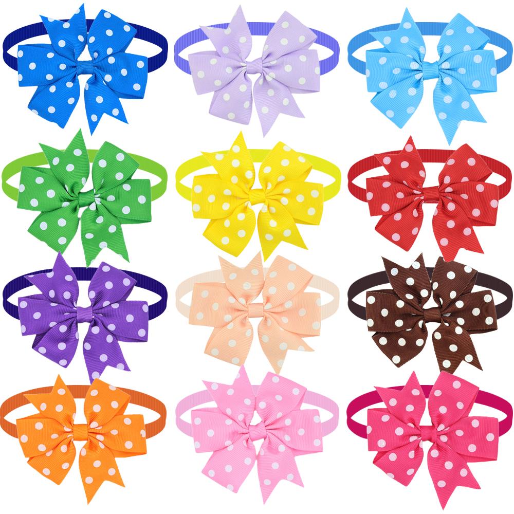 50/100pcs Pet Dog Bow Tie Bright Dogs Pets Accessories Cute Pet Dog Bowties Dog Grooming Products Pet Shop Dog Supplies