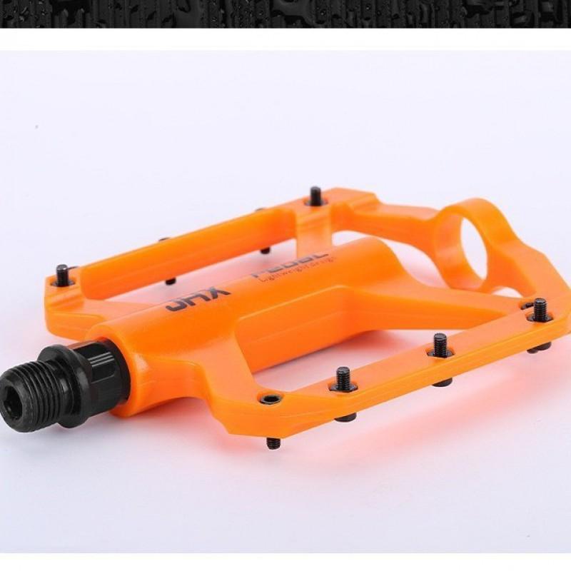 Mountain Bike Road Pedals Non-slip Wide Platform Carbon Fiber Nylon Bicycle Foot CUA