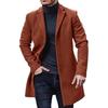 Fashion New Product Woolen Coat Men's Mid Length Windbreaker Coat Jacket